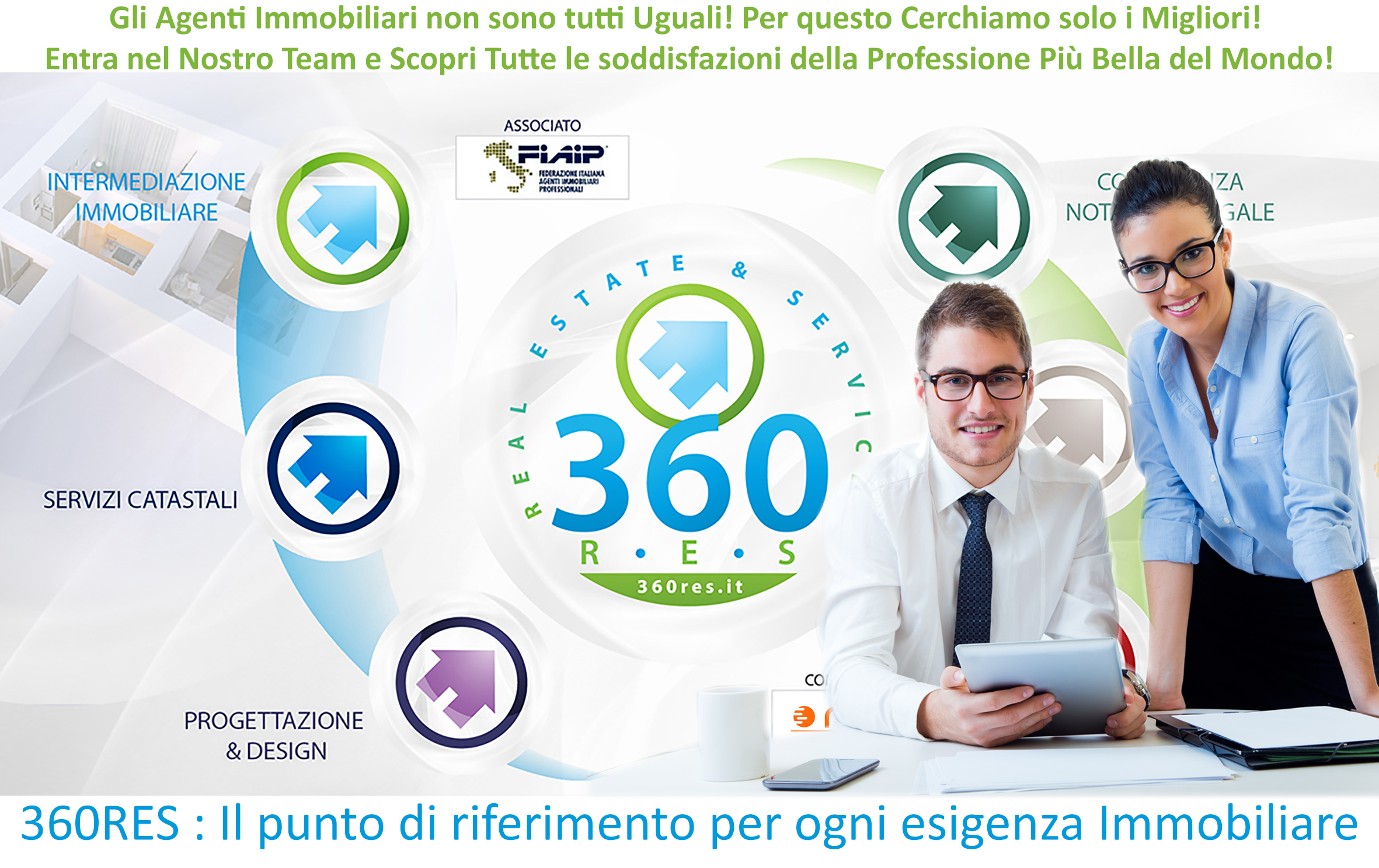 Entra Nel team 360RES e Guadagna la tua indipendenza Economica!